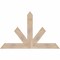 Ekena Millwork Saratoga Smooth Timber Gable Bracket, Douglas Fir, 60"W x 38"H x 1 1/2"D x 5 1/2"F, 15/12 Pitch GBW060X38X0206SAR00SDF - alternate 1